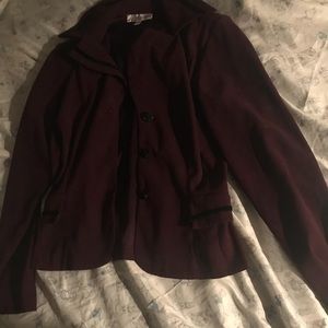 Maroon blazer